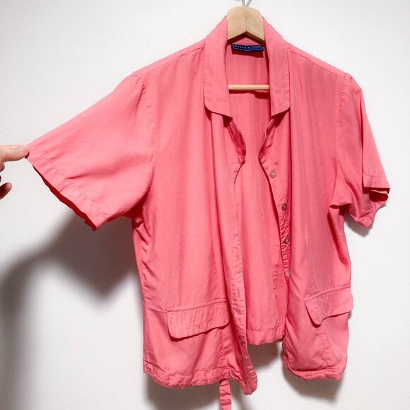 3 FOR $15 Vintage pink button down shirt - Picture 6 of 13